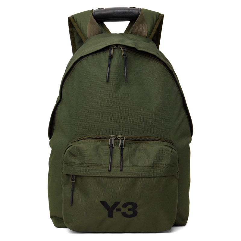 Adidas Y-3 Logo Classic Backpack Cordura 軍綠 後背包