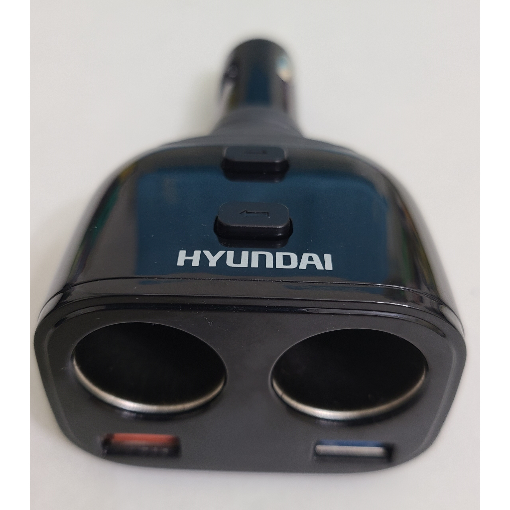 現代HYUNDAI 車用充電器車充 雙點煙器 轉換插頭 雙USB開關 QC3.0快充 電瓶電壓檢測 液晶顯示