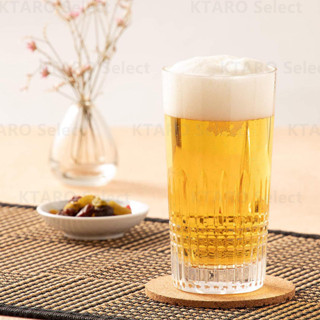 玻璃杯 日本製 現貨【東洋佐佐木】HS杯口強化 直紋切子玻璃杯 冷飲杯 酒杯 305ml