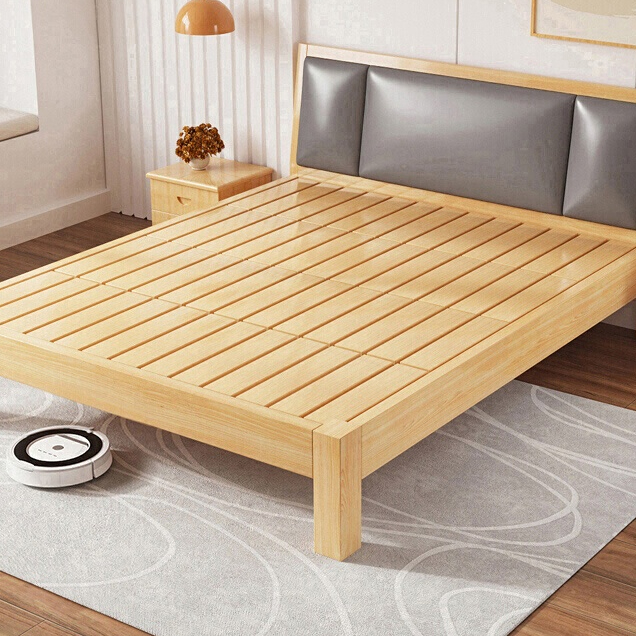 【免運現貨】床 實木床架 單人床 經濟型單雙人床架 簡易床架 1.5米松木雙人床 雙人床架 床 雙人高腳床架 架