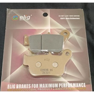 ELIG 金色 陶瓷 運動版 FIDDLE KRN FNX FT6 JETS JET SR 後碟 煞車皮 來令片 碟煞皮