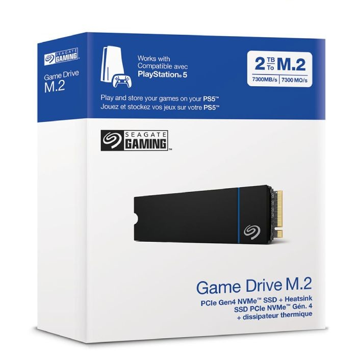 Seagate PS5周邊擴充用 Game Drive M.2 SSD固態硬碟 含散熱片 1TB/2TB【 魔力電玩】