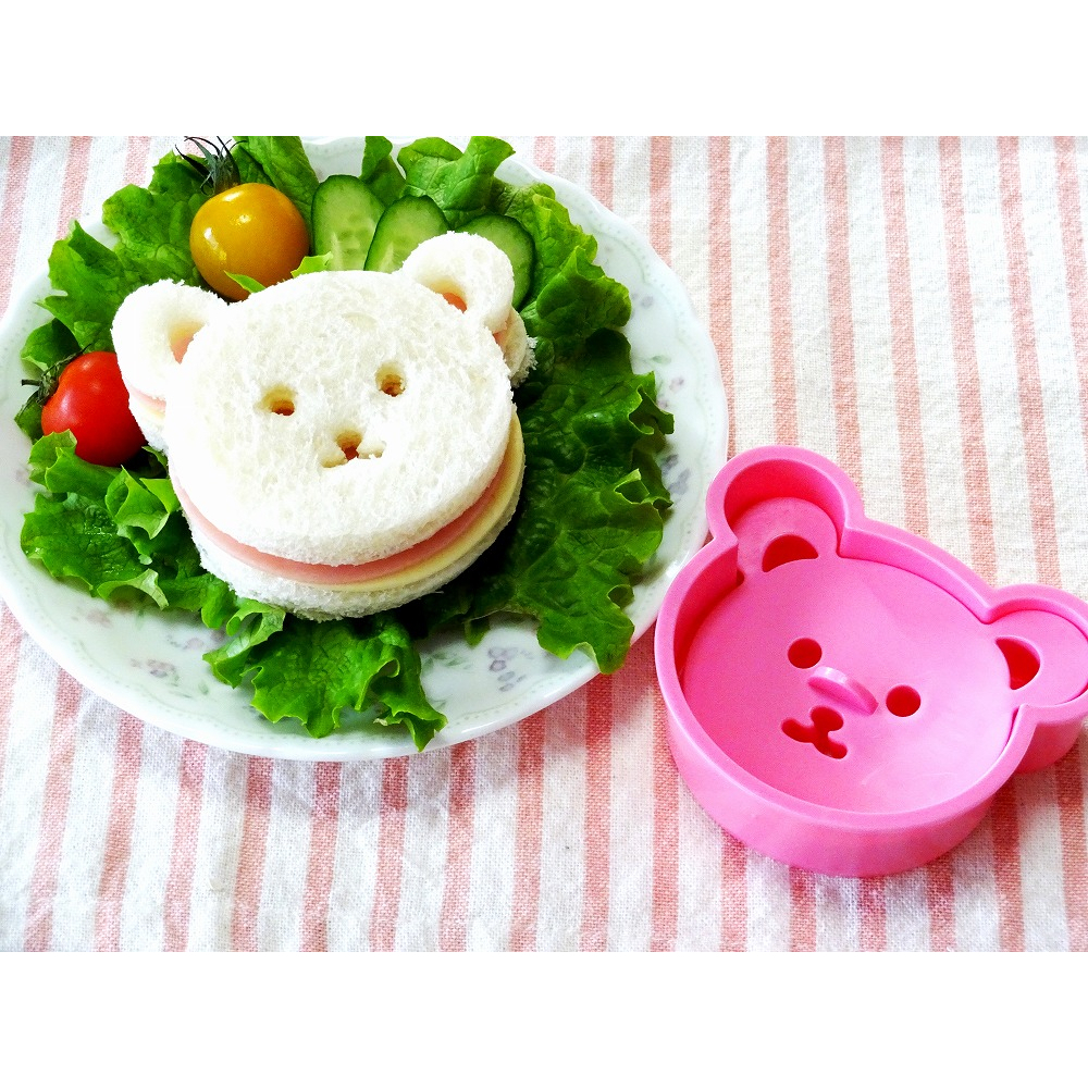 大賀屋 日本製 飯模 小久保 小熊造型模具 餅乾模具 便當模具 三明治模具 吐司模具 模型 麵包模具 J00052585