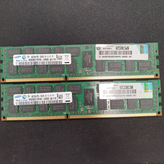 二手 - 伺服器用,HP DL380 G6,G7,DDR3,PC3-10600R,4GB 記憶體,Samsung顆粒
