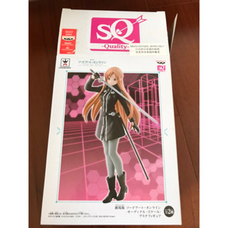 全新僅拆封 日版 刀劍神域 SQ 亞絲娜 黑衣配色 劇場版 序列爭戰 SAO 美少女 公仔