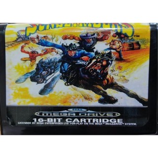 SEGA-MD卡帶-落日騎士sunset riders（注意說明）