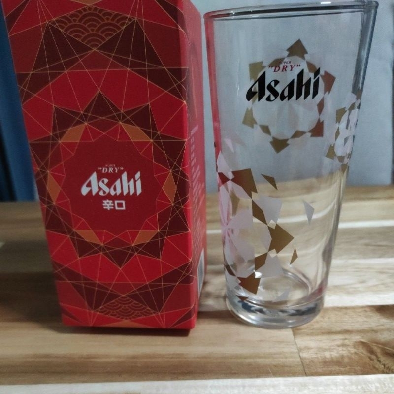 Asahi朝日萬花筒變色啤酒杯