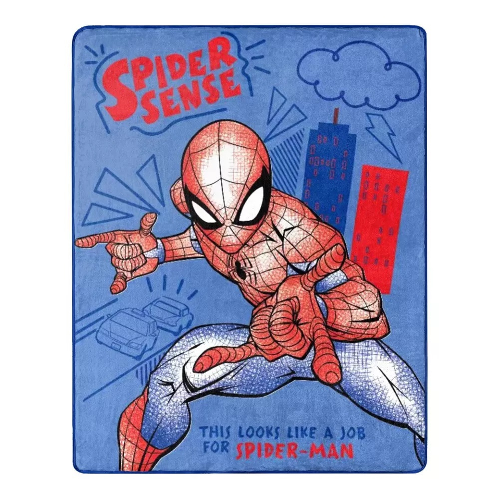 [現貨]蜘蛛人空調毯 SPIDER MAN大樓 復仇者聯盟英雄蓋毯 電腦午睡毯交換生日禮品