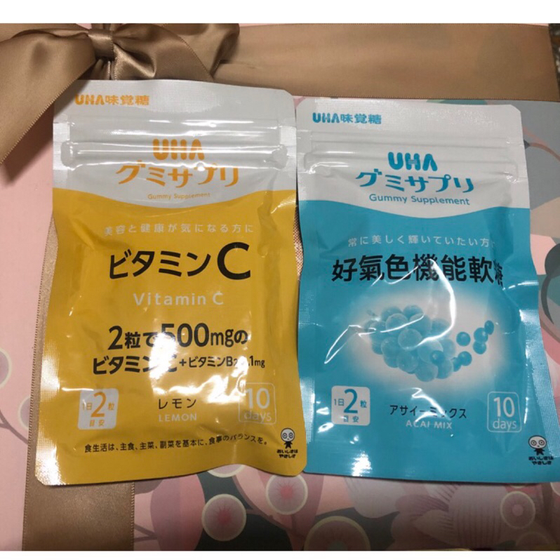 （現貨在台）日本🇯🇵好市多 UHA 味覺糖 隨時補充 維他命C  鐵➕葉酸