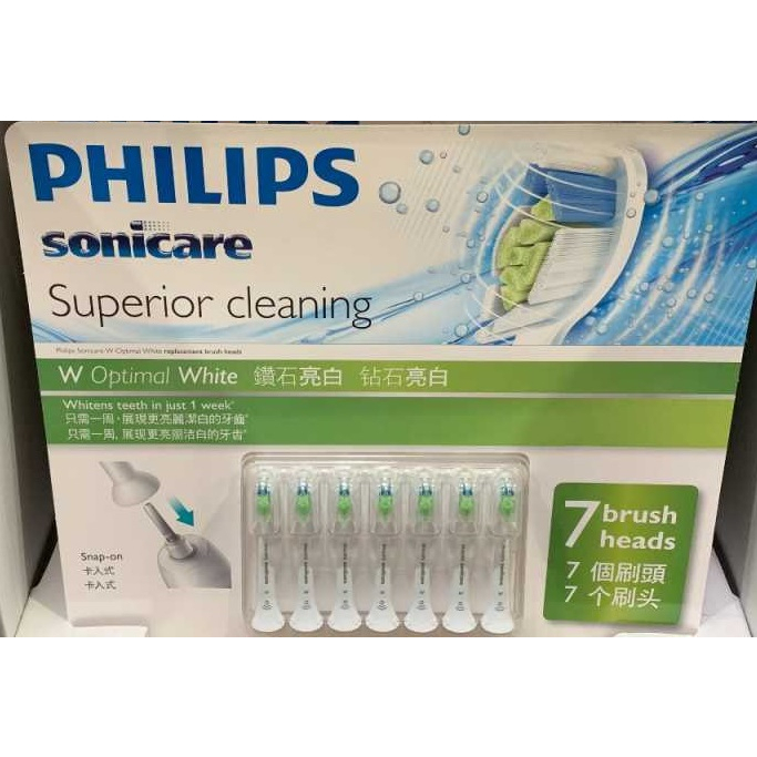 好市多刷頭飛利浦 Sonicare 智能鑽石刷頭 7入 HX6067與歐樂B 電動牙刷刷頭 6入 EB20 / EB60