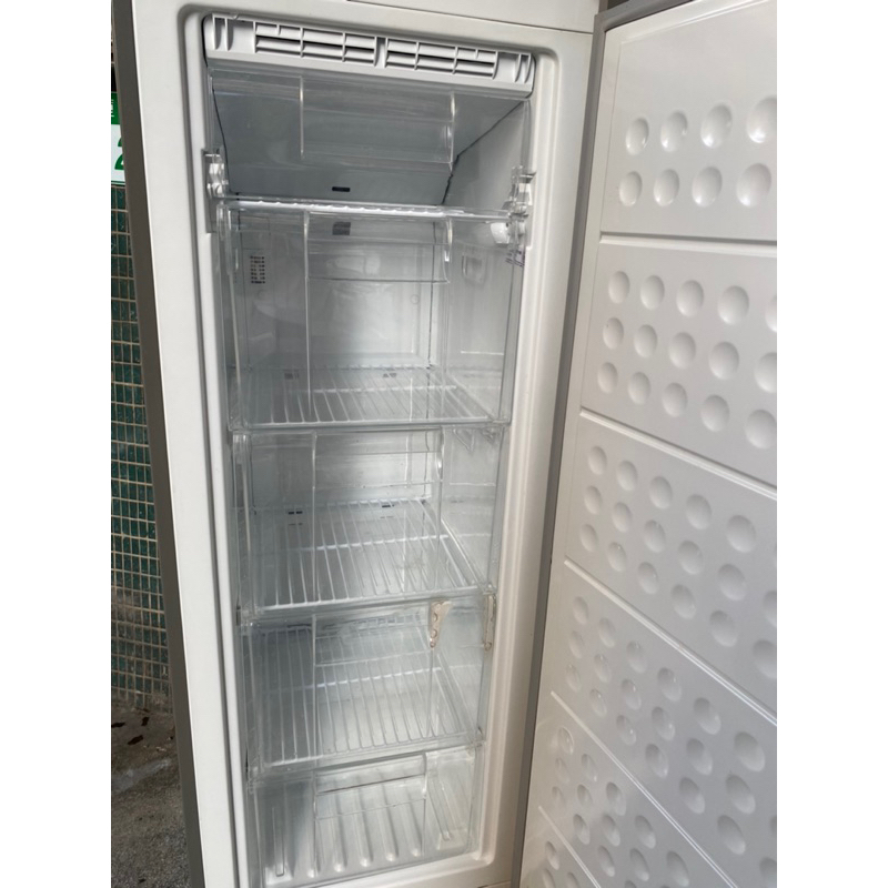 二手中古家電，東元直立式無霜冷凍櫃，2018年，170公升，型號：RL163SW保固三個月