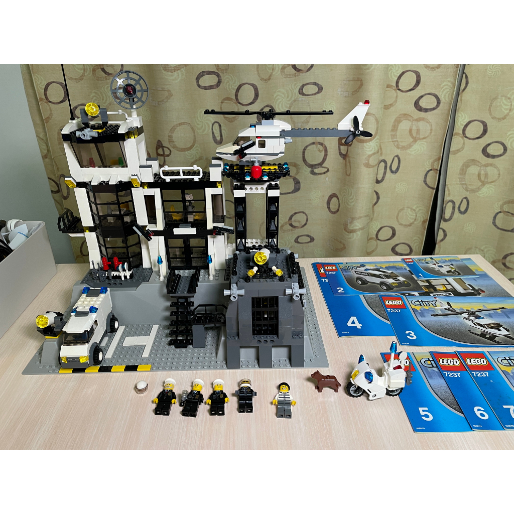 LEGO 7237 Police Station 樂高 玩具 積木 城市系列 警察總部 殺肉 擴建 二手