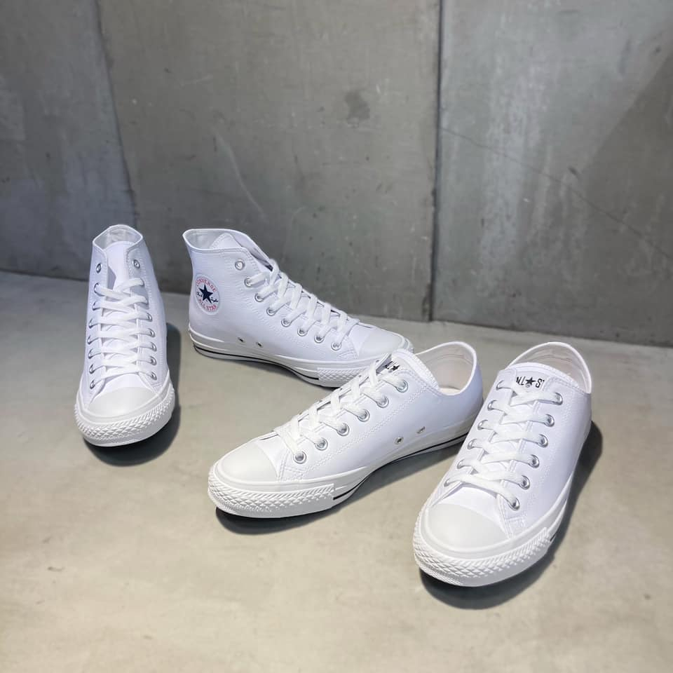KNS 日本限定 ❙ Converse ALL STAR SL 合成皮革 休閒鞋 帆布鞋 小白鞋 kueindyis