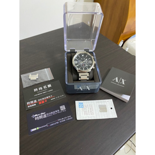 Armani Exchange AX 1369 49mm三環不銹鋼大錶面