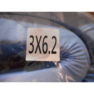 9成5新~台灣製 單人3尺雙層記憶泡棉床墊5cm(淺藍色床墊罩3X6.2尺)