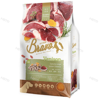 Bravo自然禮讚犬食-無穀漢方 鹿肉口味（6Kg /包）自然禮讚無穀狗飼料