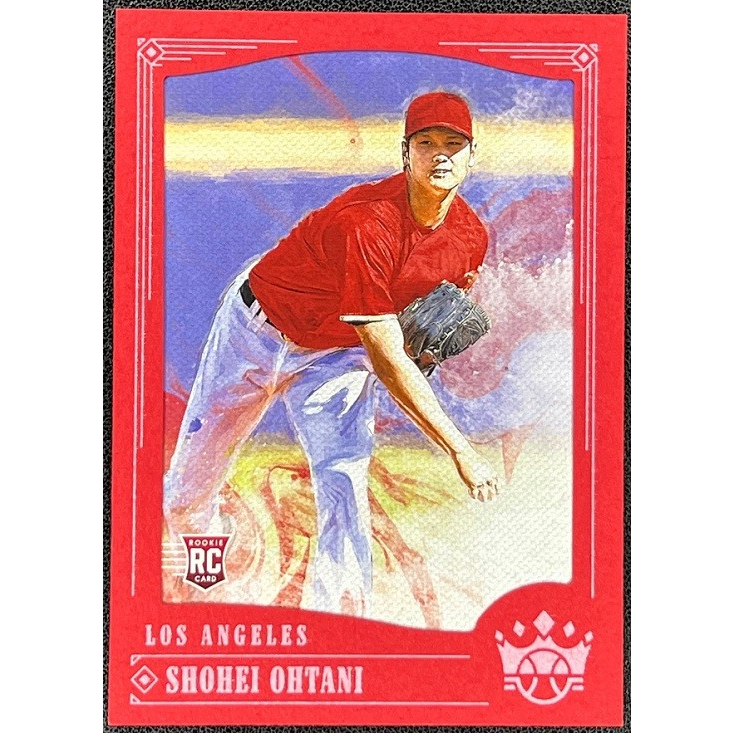 球員卡 Ohtani 大谷翔平 2018 Diamond Kings Artist Proof Red RC 新人平行卡