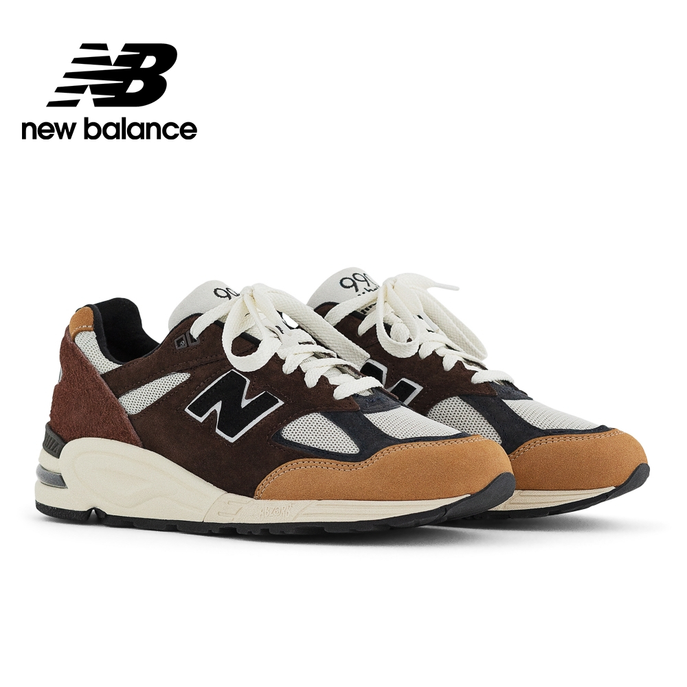 【New Balance】 NB 美製復古鞋_男性_棕褐色_M990BB2-D楦 990 英美鞋