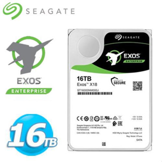 全新 Seagate企業碟 EXOS 銀河系列 x18 16TB 3.5吋 企業級硬碟