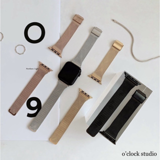 不鏽鋼細腕錶帶（銀色）Apple Watch錶帶米蘭錶帶