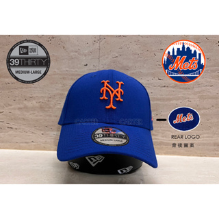 New Era x MLB New York Mets 39Thirty 美國職棒紐約大都會隊寶藍色彈性伸縮全封帽