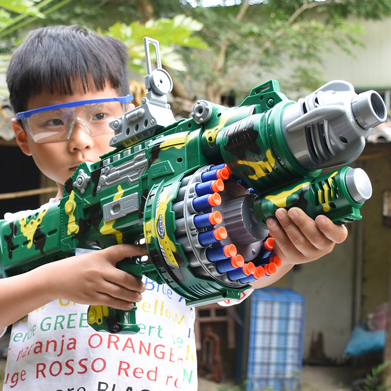 兒童電動連發玩具軟彈槍 子彈狙擊槍 兒童玩具槍