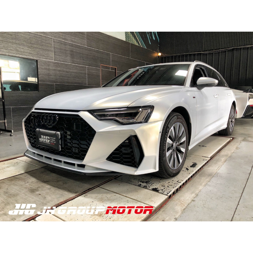 【JH GROUP MOTOR】AUDI A6 C8 改 RS6 前保桿 水箱罩