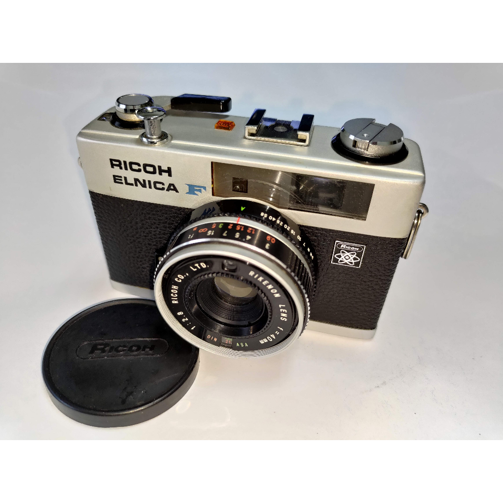 RICOH ELNICA F(800 EES) 40mm F2.8大光圈定焦手動對焦底片機