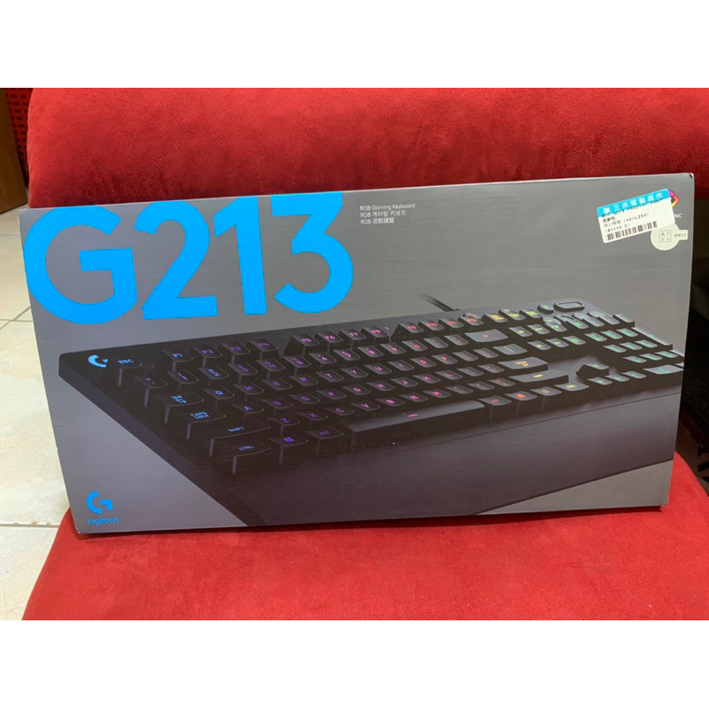 羅技G213 PRODIGY RGB遊戲鍵盤9.9成新