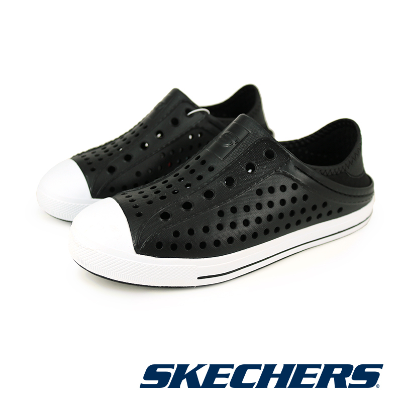 【SKECHERS】 男童涼拖鞋系列 - 91995L -  黑色 BLK