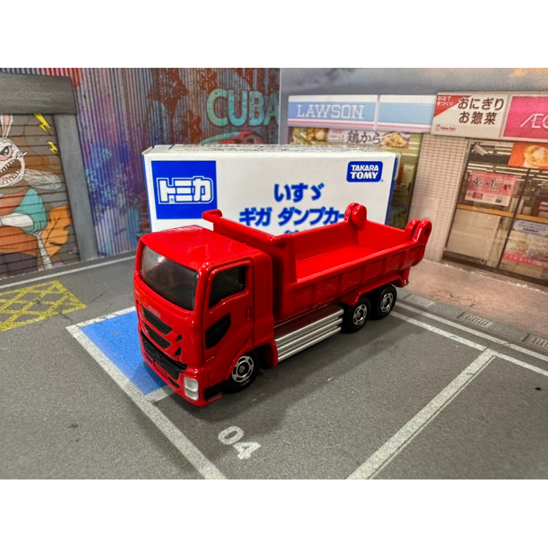 宥宥 TOMICA 多美小汽車 非賣品 72 ISUZU GIGA DUMP TRUCK 砂石車 鐵灰 紅