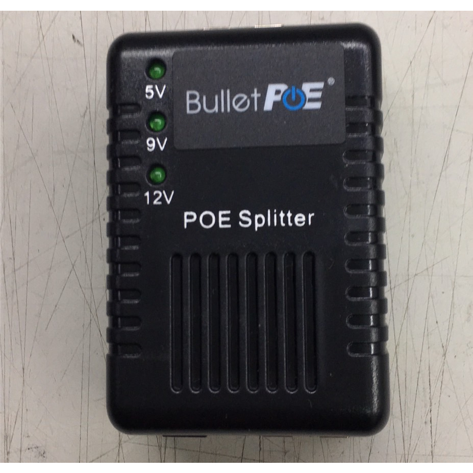 【尚典3C】BulletPoE 單埠10/100M PoE Splitter網路電源分歧器 (BPS103-E)