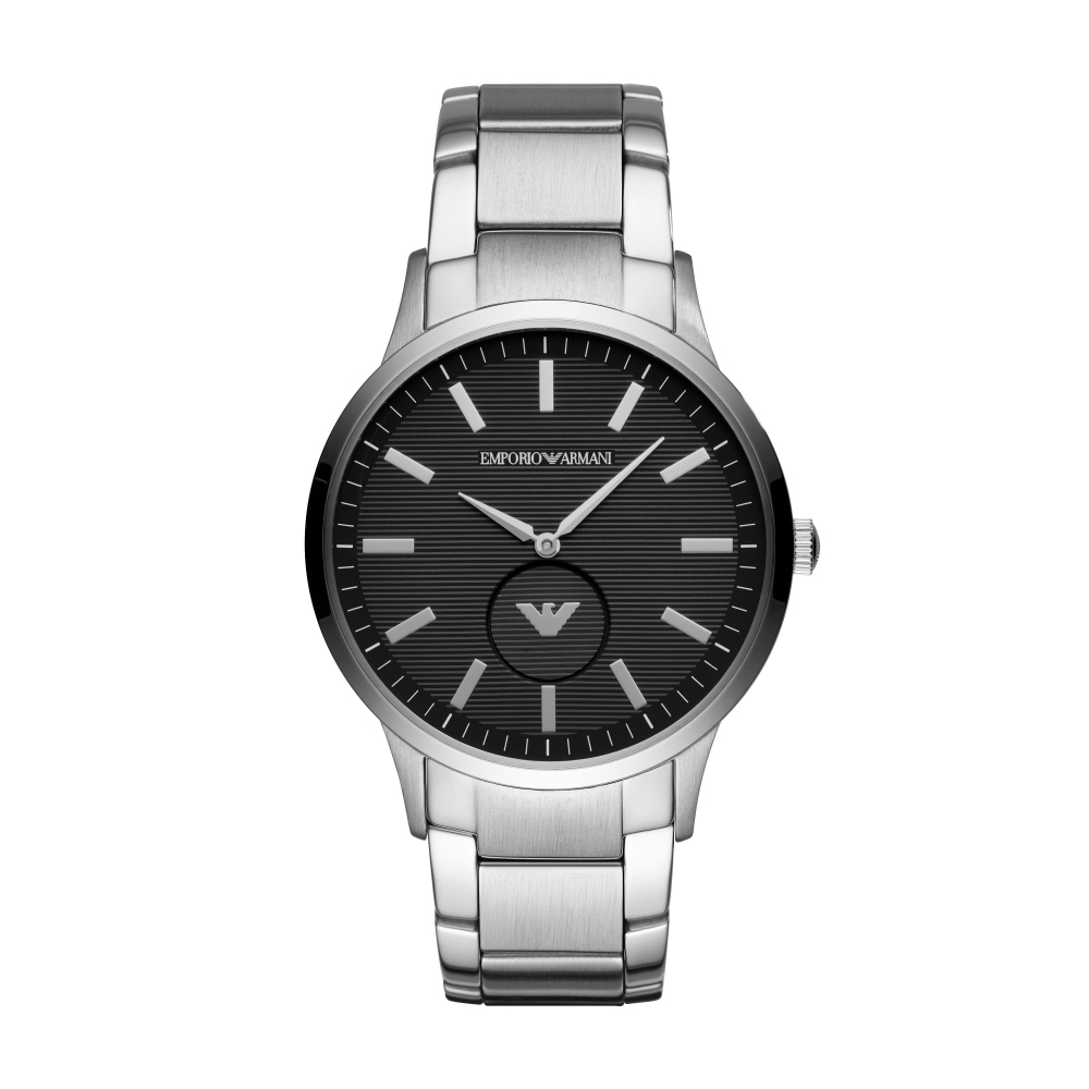 【EMPORIO ARMANI】經典優雅紳士腕錶 AR11118 43mm 現代鐘錶