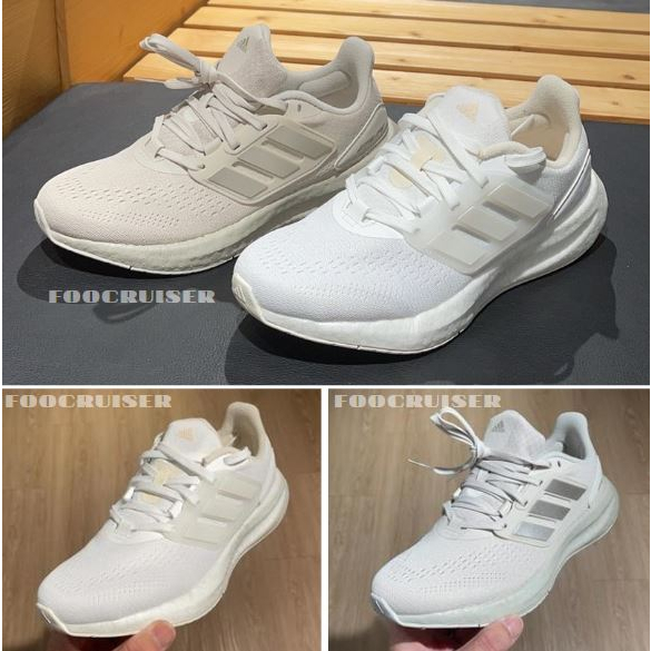 [ADIDAS] PUREBOOST 22 UTILITY 男女鞋 跑鞋 避震 燕麥色 HQ7209 白色 HQ7210