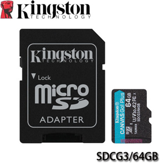 【3CTOWN】含稅 KINGSTON Canvas Go! Plus Micro SD 64GB 記憶卡 170MB