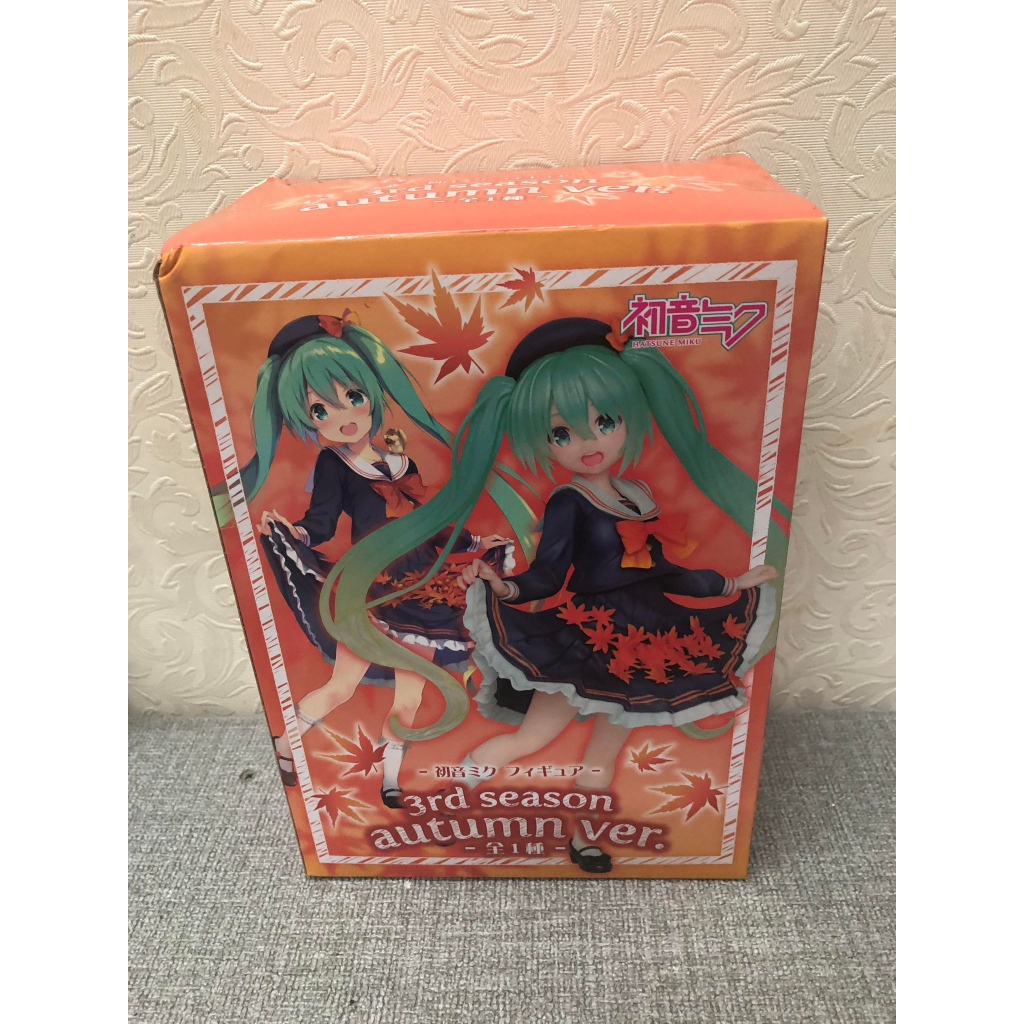 正版 初音 秋服 TAITO 初音未來 3rd season autumn ver. 公仔 景品