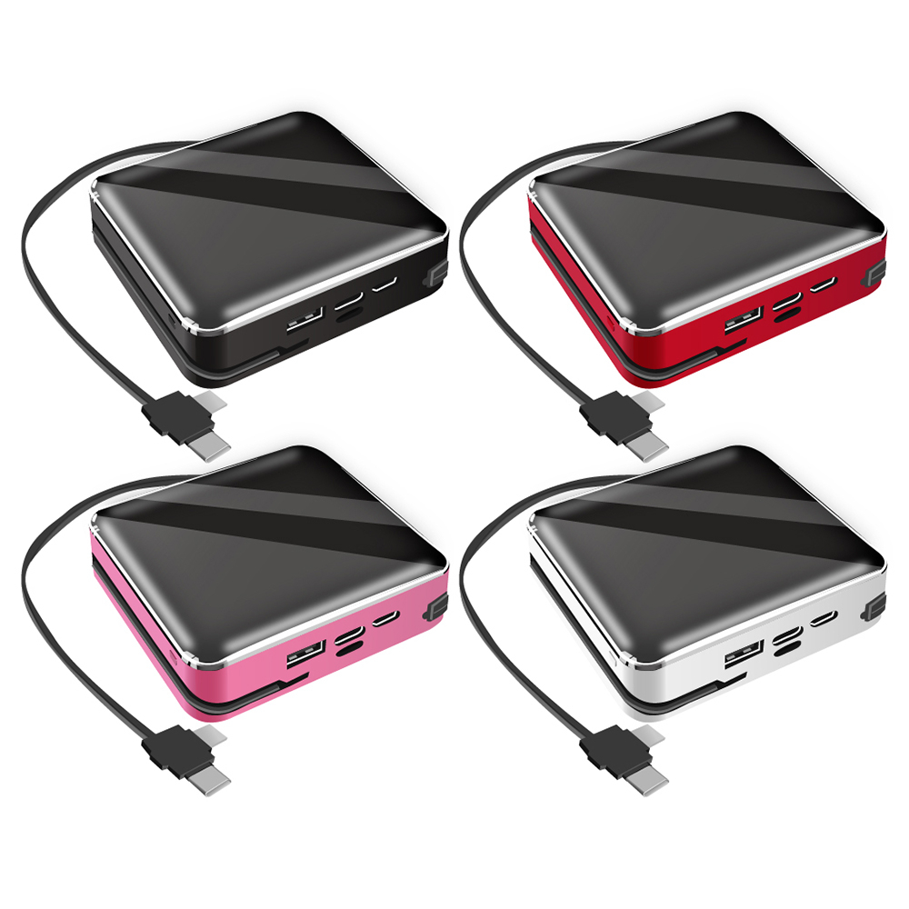 台灣製自帶線行動電源10000mAh【嘟嘟屋團購】