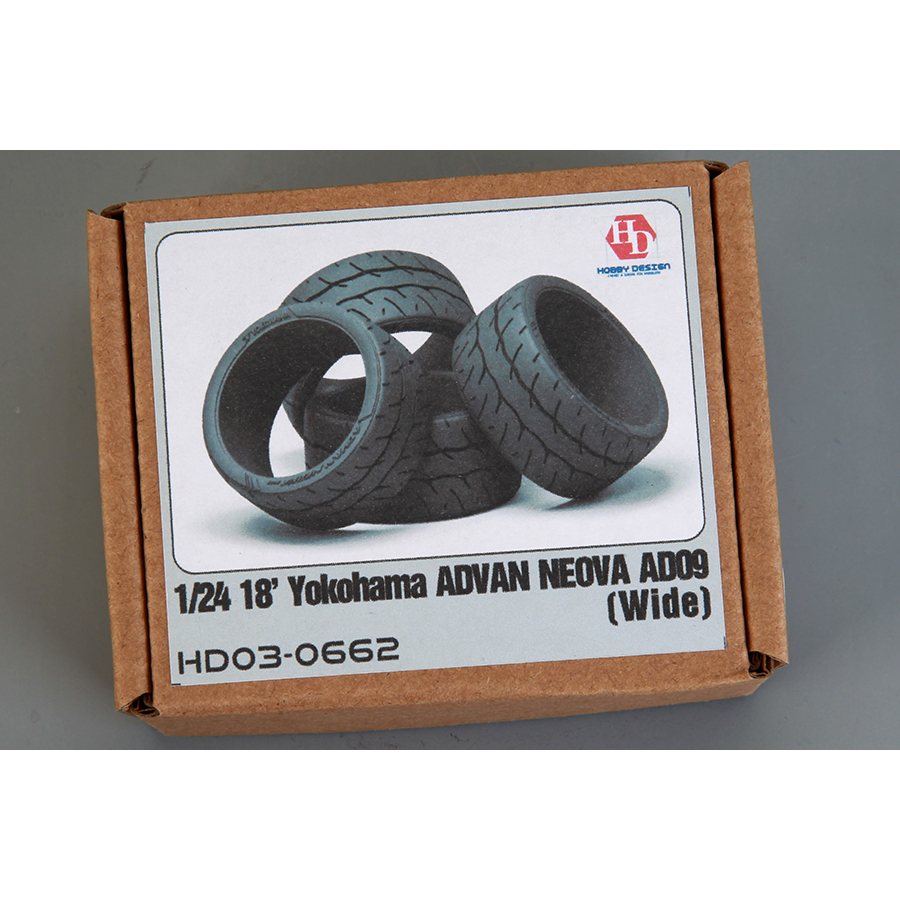 【傑作坊】Hobby Design HD03-0662 1/24 18吋胎皮Advan Neova AD09(寬)
