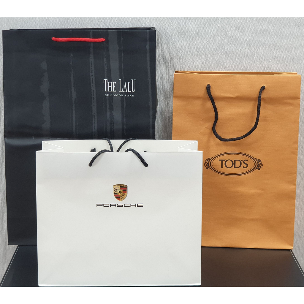 【全新未使用，含運】Tod's&amp;Porsche保時捷&amp;The LaLu涵碧樓 精品袋 手提袋 購物袋(任選三個)