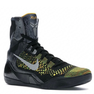 Nike Kobe 9 Elite XI Inspiration XDR 籃球鞋 高筒 US 10.5 黑 黃 公司貨