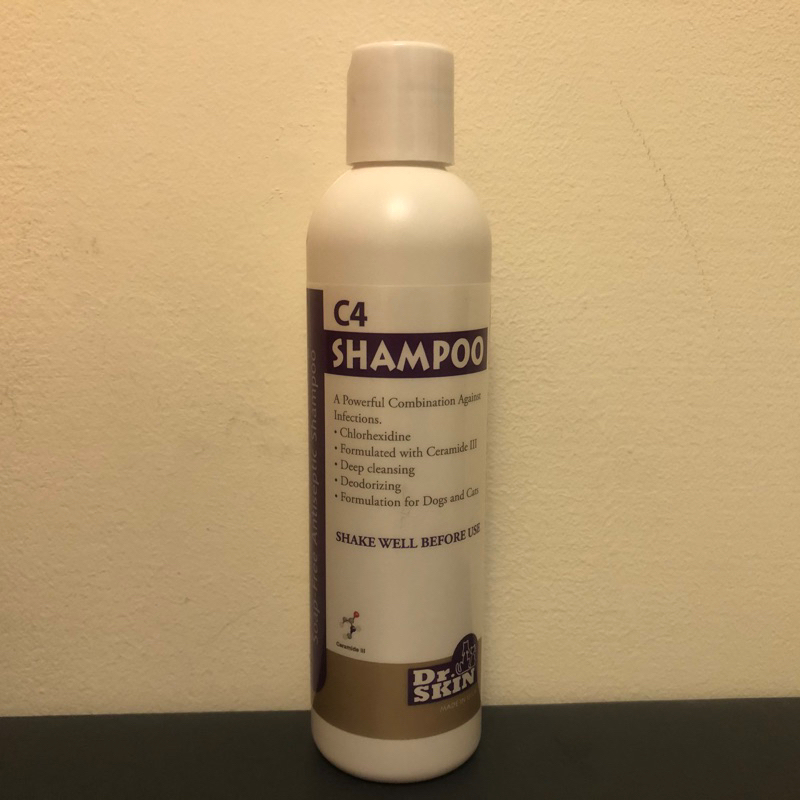 全新轉售 Dr.skin c4 shampoo 洗毛精 抗霉 皮膚問題