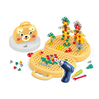 益智玩具 拼裝玩具 DIY玩具 兒童修理玩具 工具箱玩具 兒童DIY益智修理工具箱 螺絲 電鑽 拆卸玩具