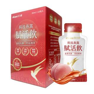 Aicom 艾力康 美妍賦活飲 林志玲代言 燕窩飲 30ml x 10包入