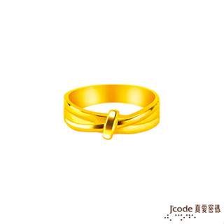 J'code真愛密碼金飾 非你莫屬黃金男戒指 (現貨+預購)