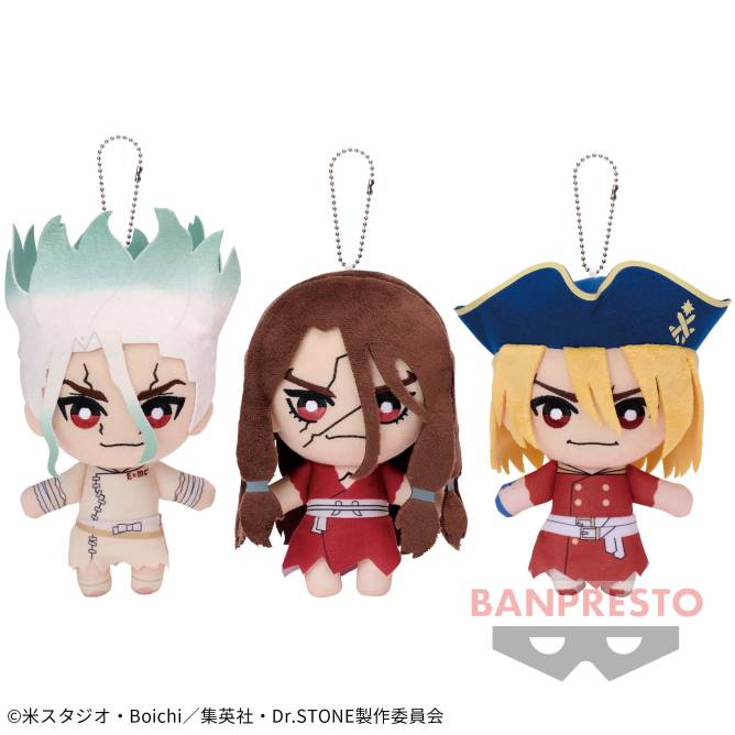現貨不用等 日版 Dr.STONE 新石紀 石神千空 七海龍水 獅子王司 娃娃 布偶  吊飾 15cm