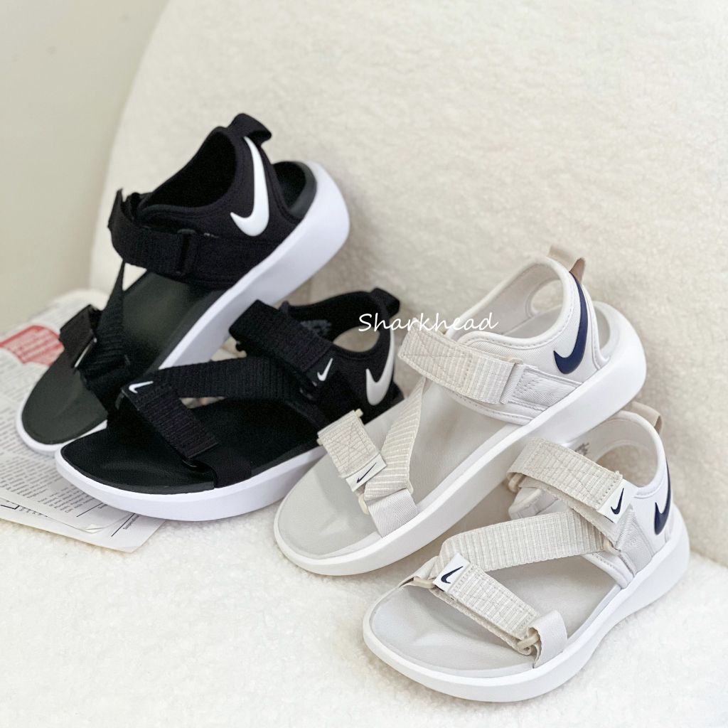 【Sharkhead】現貨 Nike Vista Sandal 涼鞋 魔鬼氈 黑 黑白 奶茶 DJ6607-001