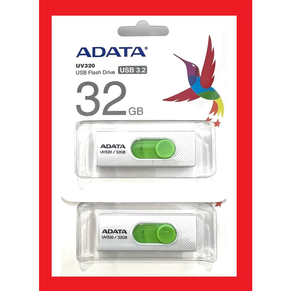 現貨【ADATA 威剛】UV320 uv150 32GB 隨身碟(白) USB3.0 隨身碟 32G