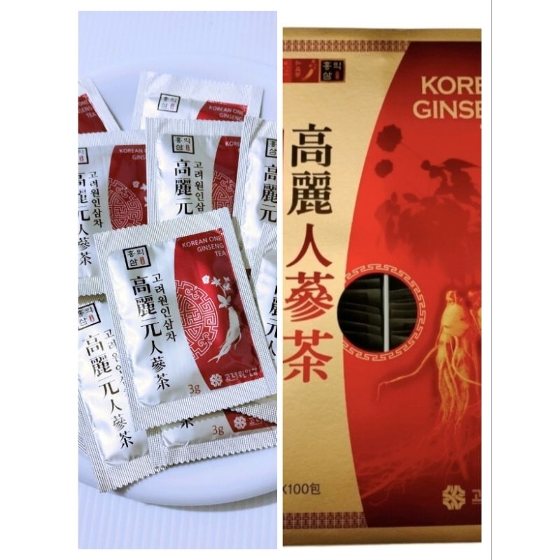 ❤️👍🙏 韓國進口 高麗 人蔘 顆粒茶人蔘茶 方便 自用 送禮 單小包