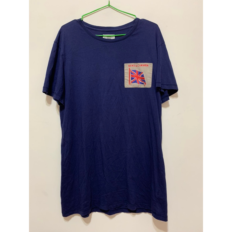 英國🇬🇧KENT&amp;CURWEN 藍色 短袖 T恤L碼