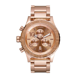 NIXON 42-20 玫瑰金 錶 男錶 女錶 手錶 男女適用 鋼錶帶 中性錶 石英錶 生日禮物 A037-897